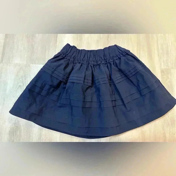 School Uniform Scooter skirt set of 2 navy blue - girls size 4-6T - Picture 5 of 7